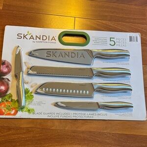 Skandia 5-Piece Knife Set with Blade Guard
